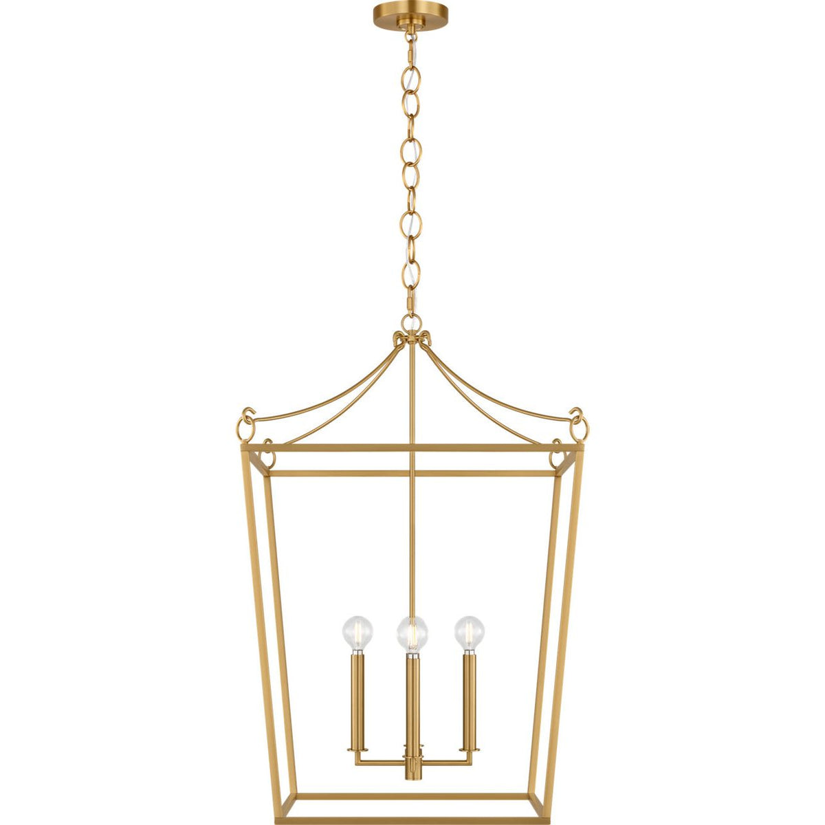 Collection Visual Comfort Studio KSC1194BBS Lanterne Carlyle en laiton bruni