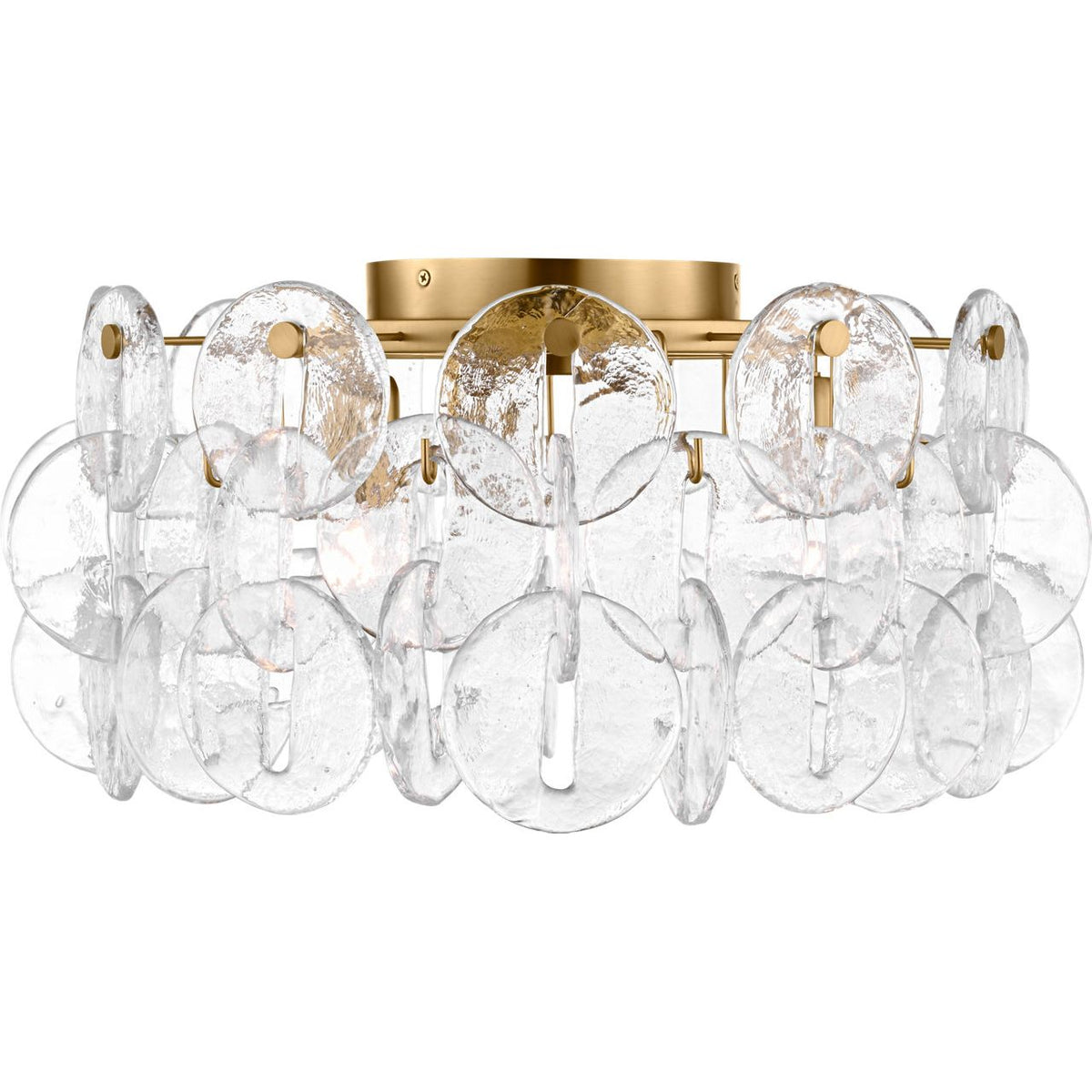 Collection Studio Visual Comfort KSF1113BBS Candace Plafonnier en laiton bruni