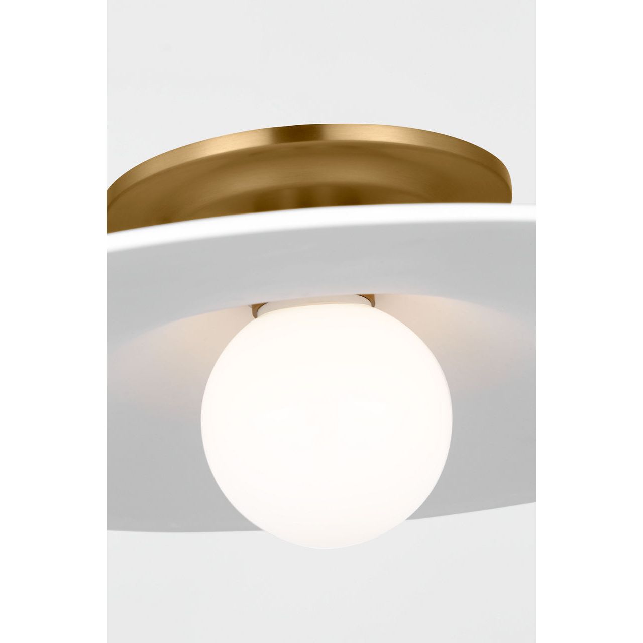 Visual Comfort Studio Collection KSF1121BBS Endicott Flush Mount in Burnished Brass