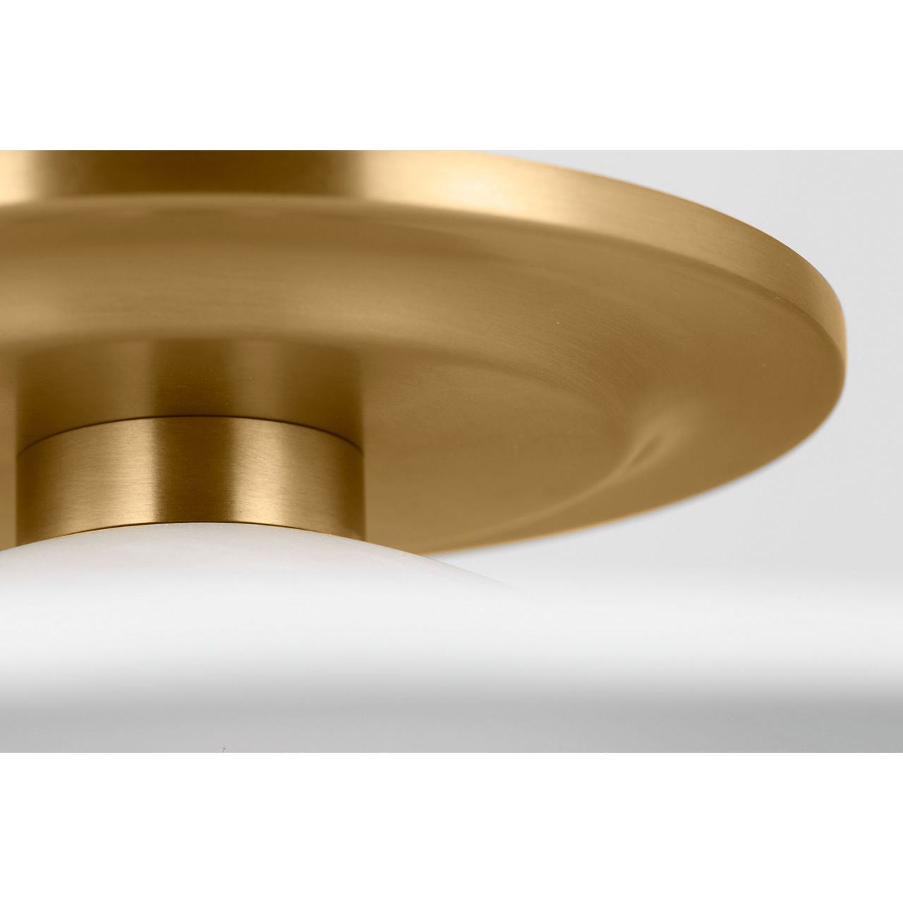 Visual Comfort Studio Collection KSF1121BBS Endicott Flush Mount in Burnished Brass