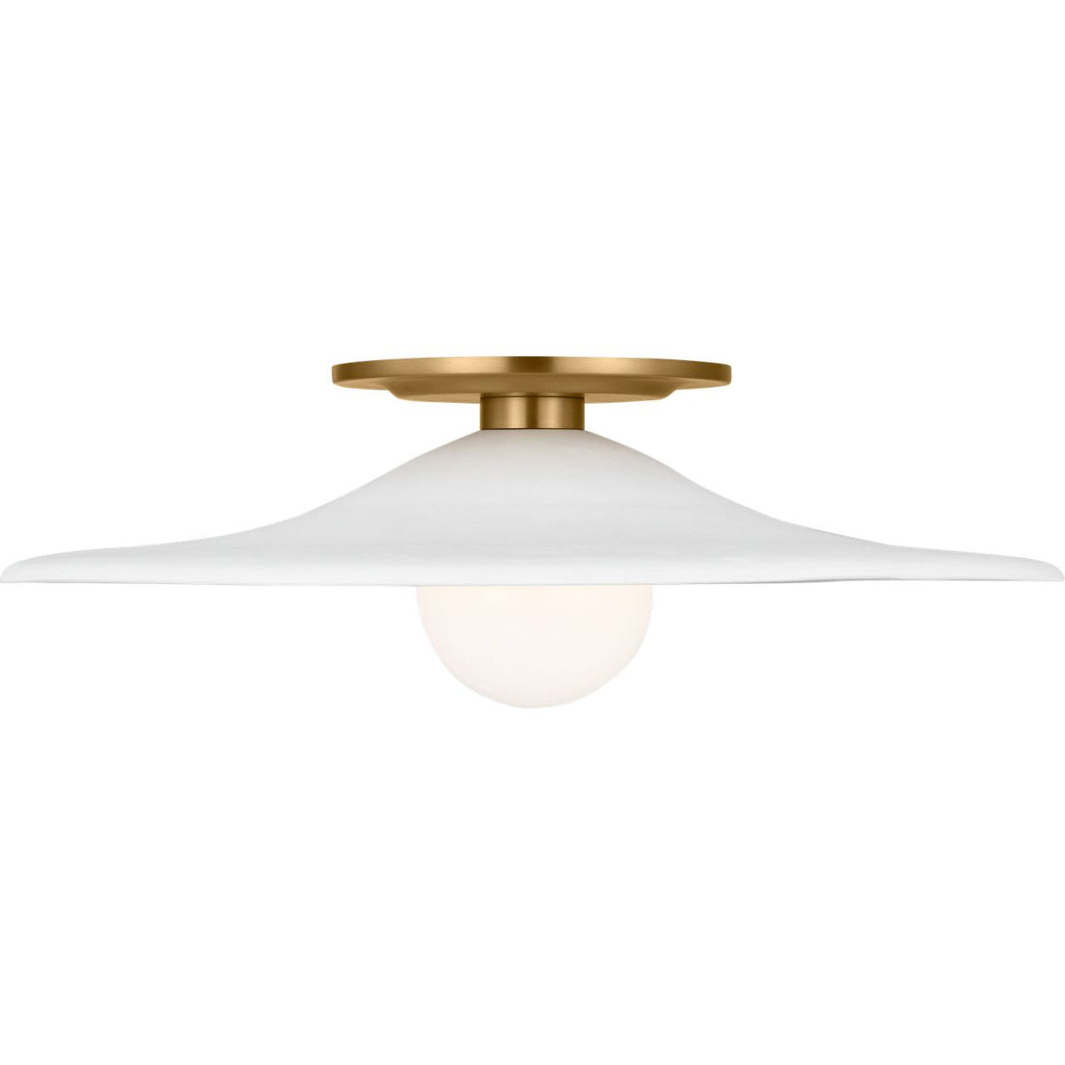 Visual Comfort Studio Collection KSF1121BBS Endicott Flush Mount in Burnished Brass
