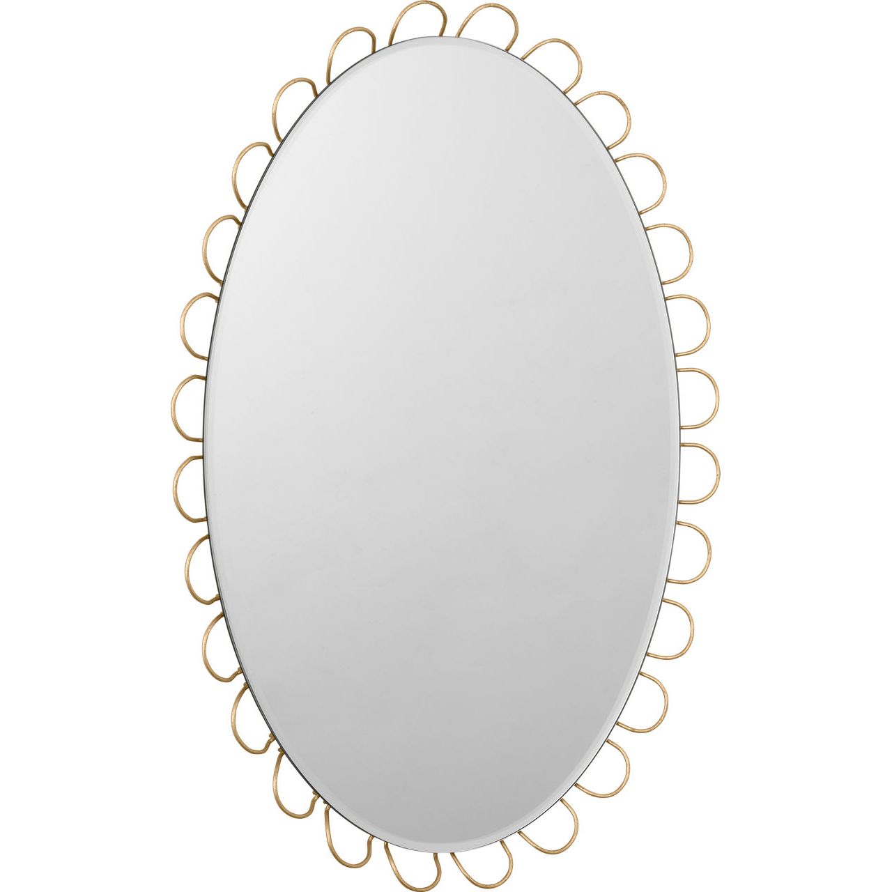 Visual Comfort Studio Collection KSMR102GD Tirreno Mirror in Gild