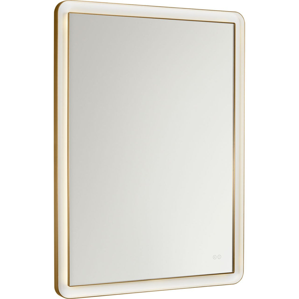 Visual Comfort Studio Collection KSMRIL108BBS Chopin Rectangular Illuminated Mirror in Burnished Brass