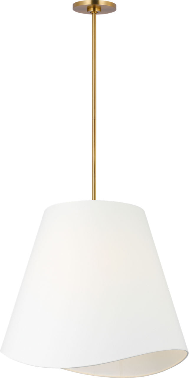 Visual Comfort Studio Collection KSP1224BBS Beauvoir Hanging Shade in Burnished Brass
