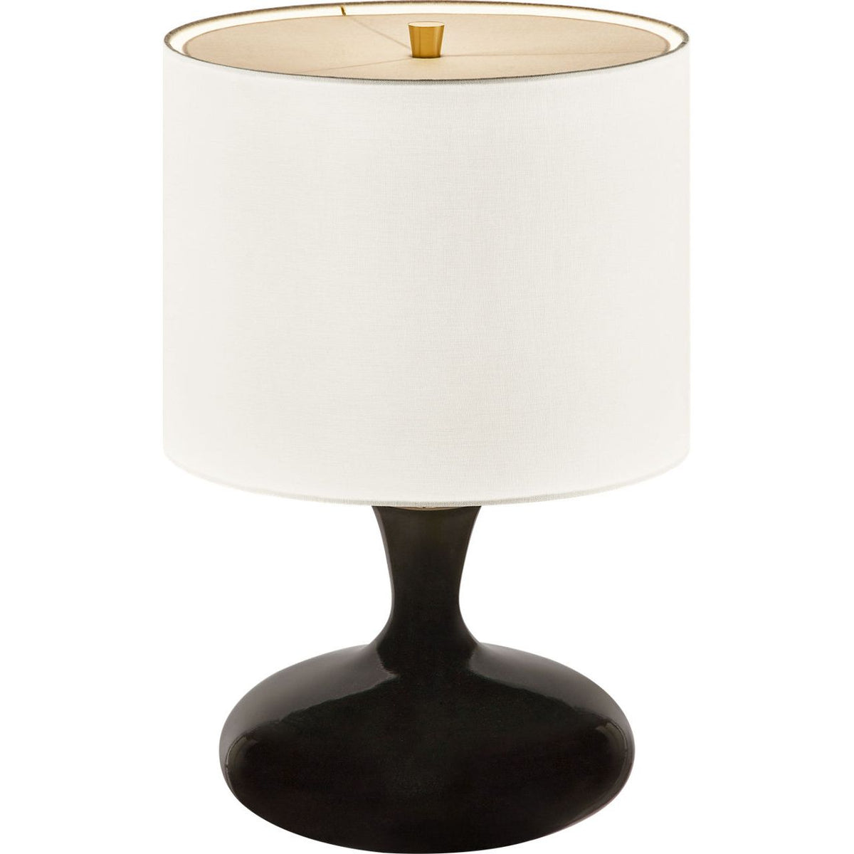 Collection Studio Visual Comfort KST1251CBK Ambre Lampe de table en céramique noire