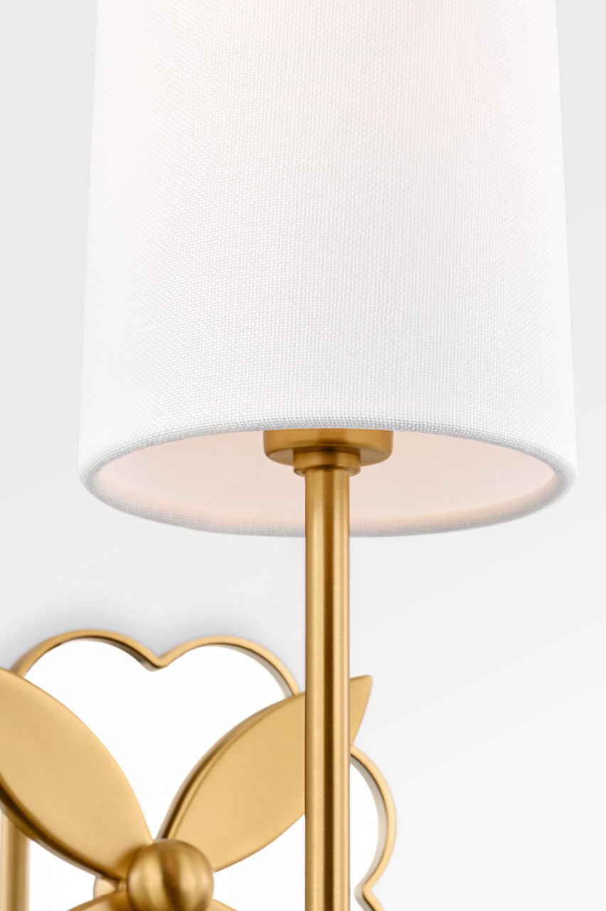Visual Comfort Studio Collection KSW1181BBS Spencer Sconce in Burnished Brass