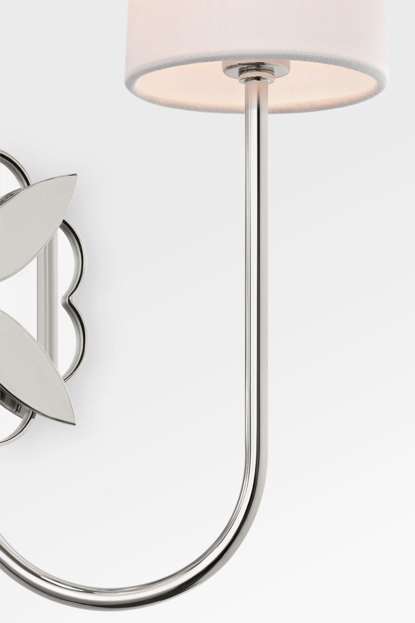 Visual Comfort Studio Collection KSW1192PN Spencer Double Sconce in Polished Nickel