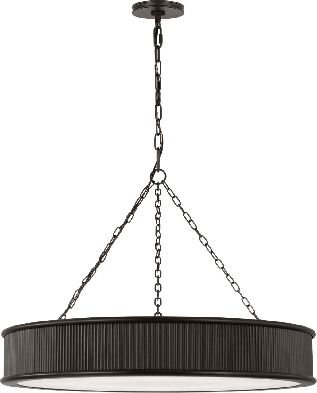 Visual Comfort Studio Collection PCC1008AI Ritz Chandelier in Aged Iron