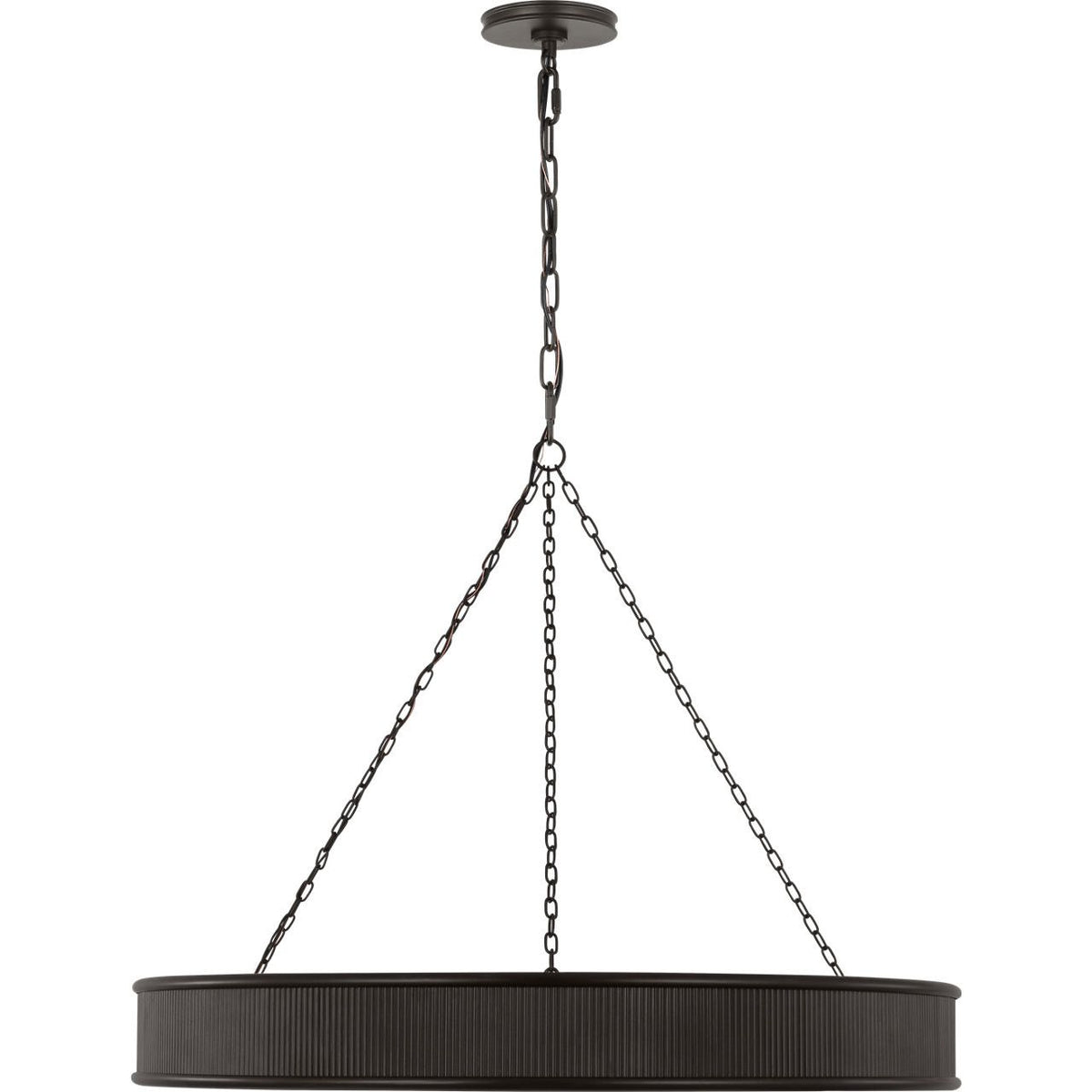 Visual Comfort Studio Collection PCC10110AI Ritz Chandelier in Aged Iron