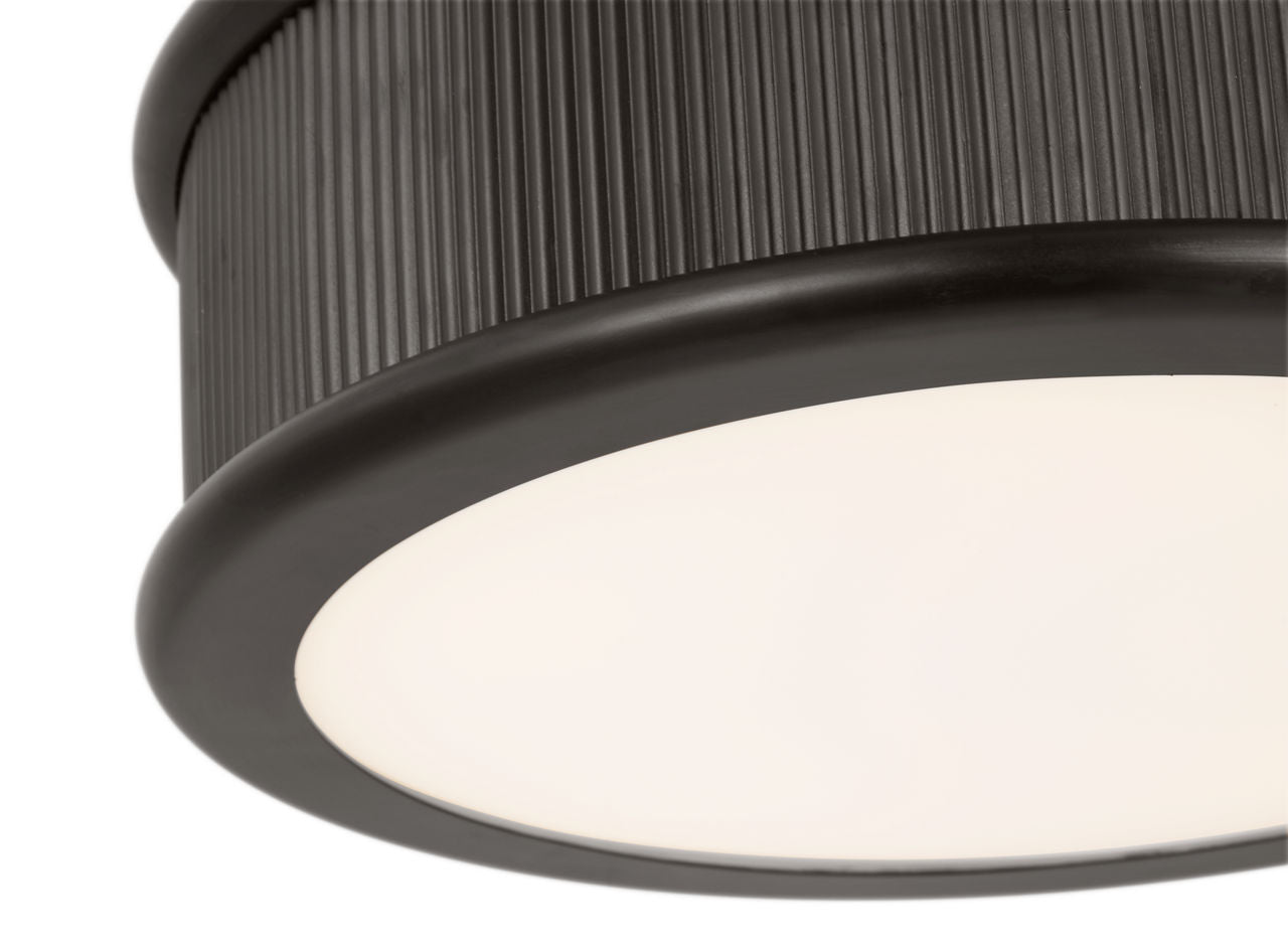 Visual Comfort Studio Collection PCF1025AI Ritz Large Flush Mount in Aged Iron