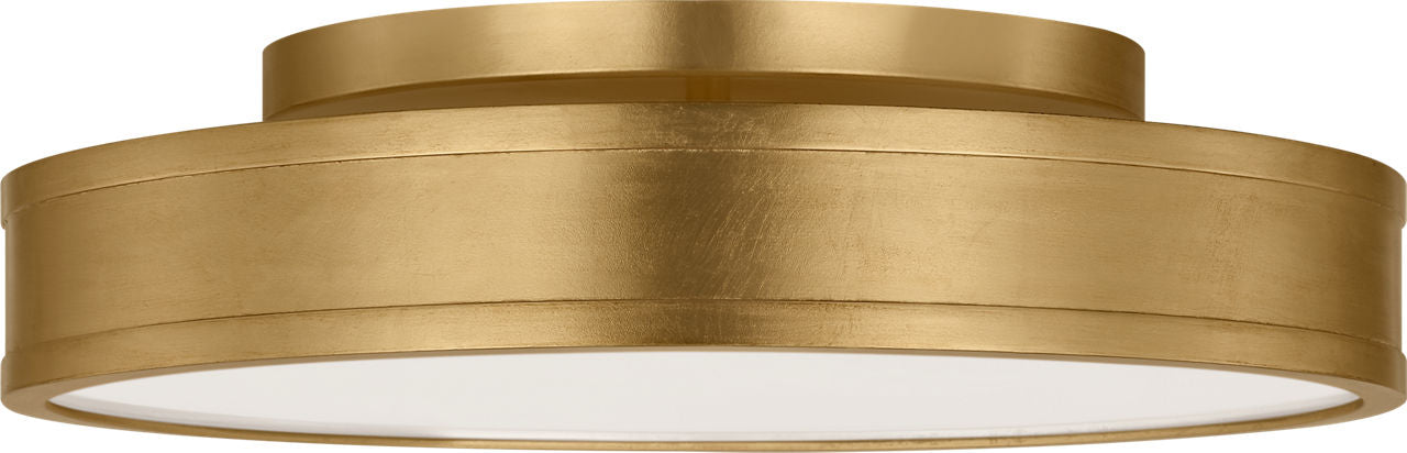 Visual Comfort Studio Collection PCF1041GD Dupont Round Semi-Flush Mount in Gild