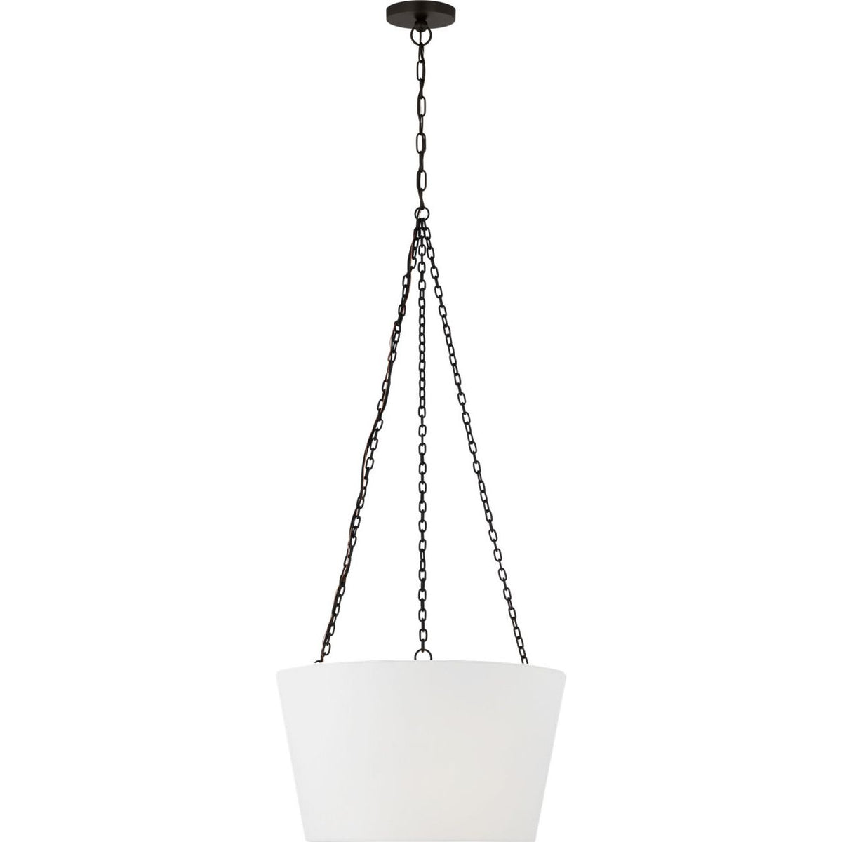Collection Visual Comfort Studio PCP1013AI Abat-jour suspendu Hervé en fer vieilli