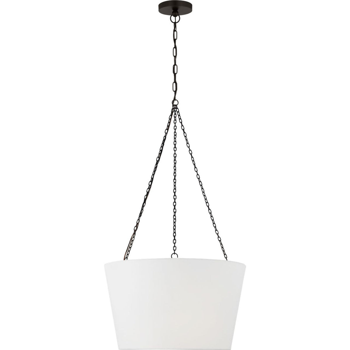 Collection Visual Comfort Studio PCP1033AI Abat-jour suspendu Hervé en fer vieilli