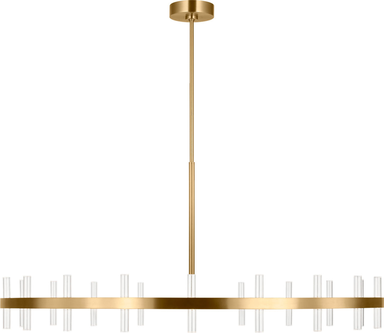 Visual Comfort Studio Collection SLC10940BBS Silas Chandelier in Burnished Brass
