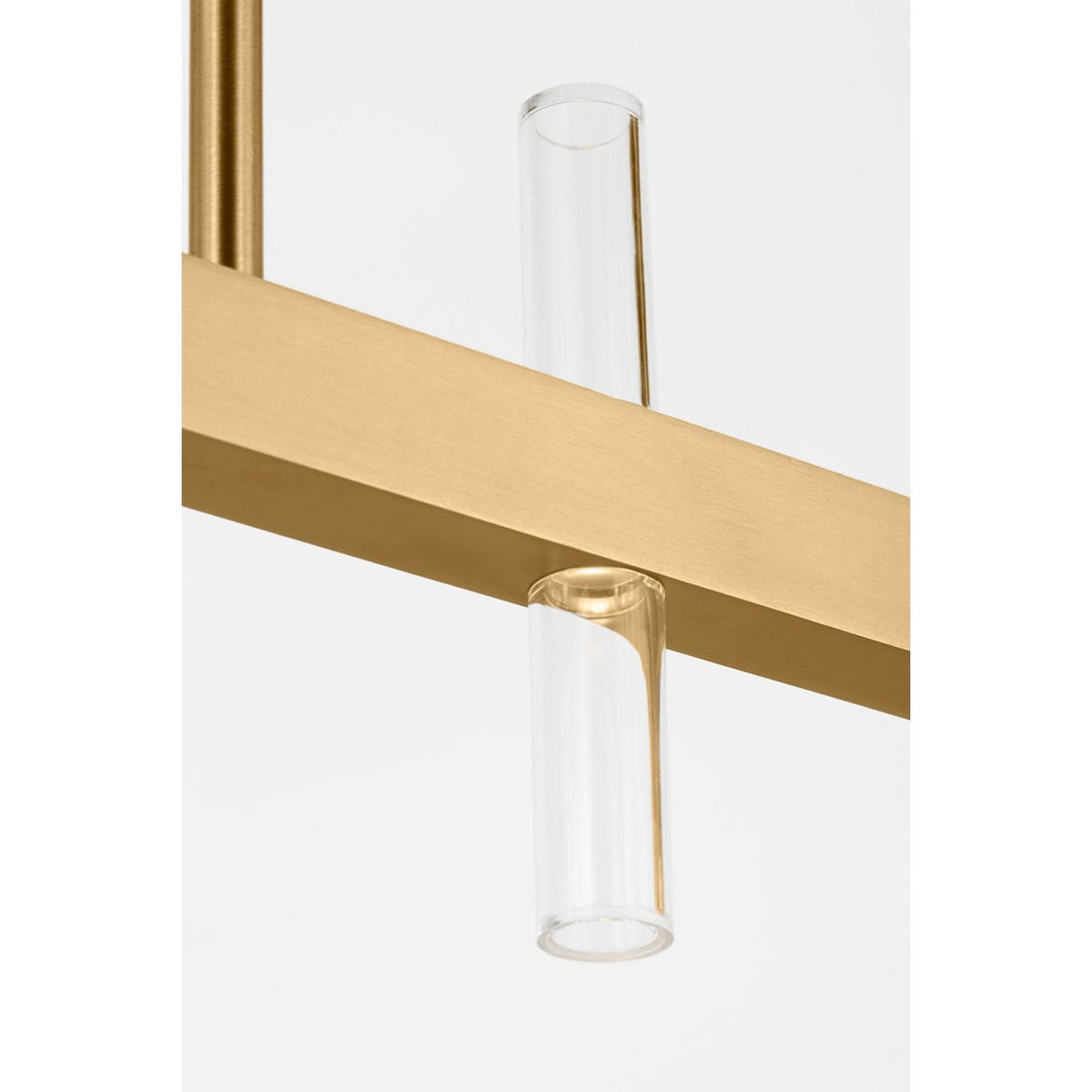Collection Studio Visual Comfort SLC11120BBS Silas Linéaire Suspendu en laiton bruni