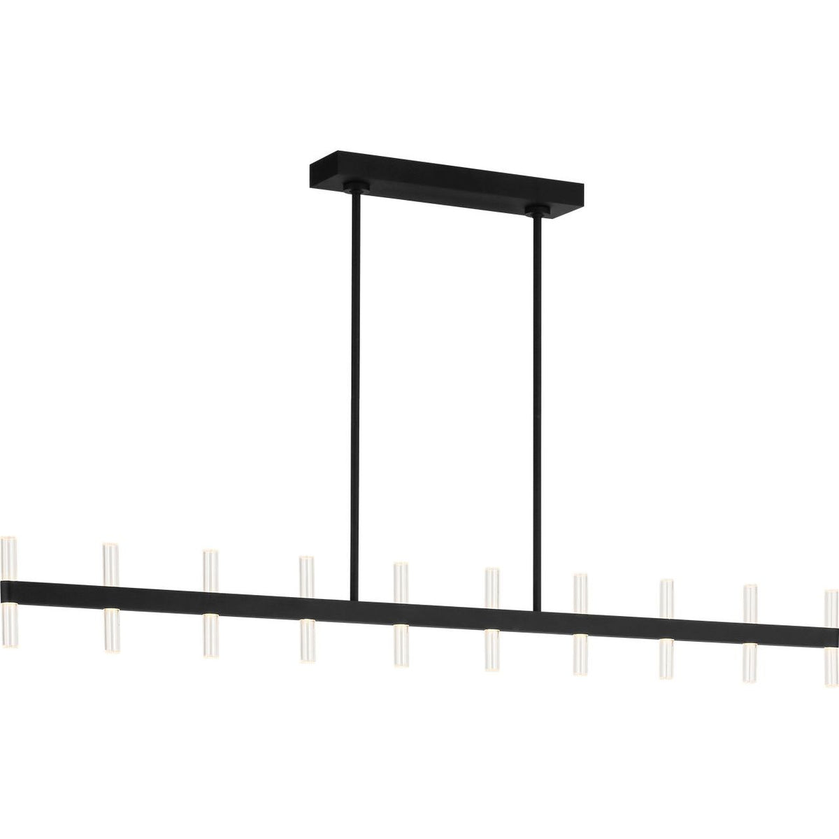 Collection Studio Visual Comfort SLC11120MBK Silas Linéaire Suspendu en noir de minuit