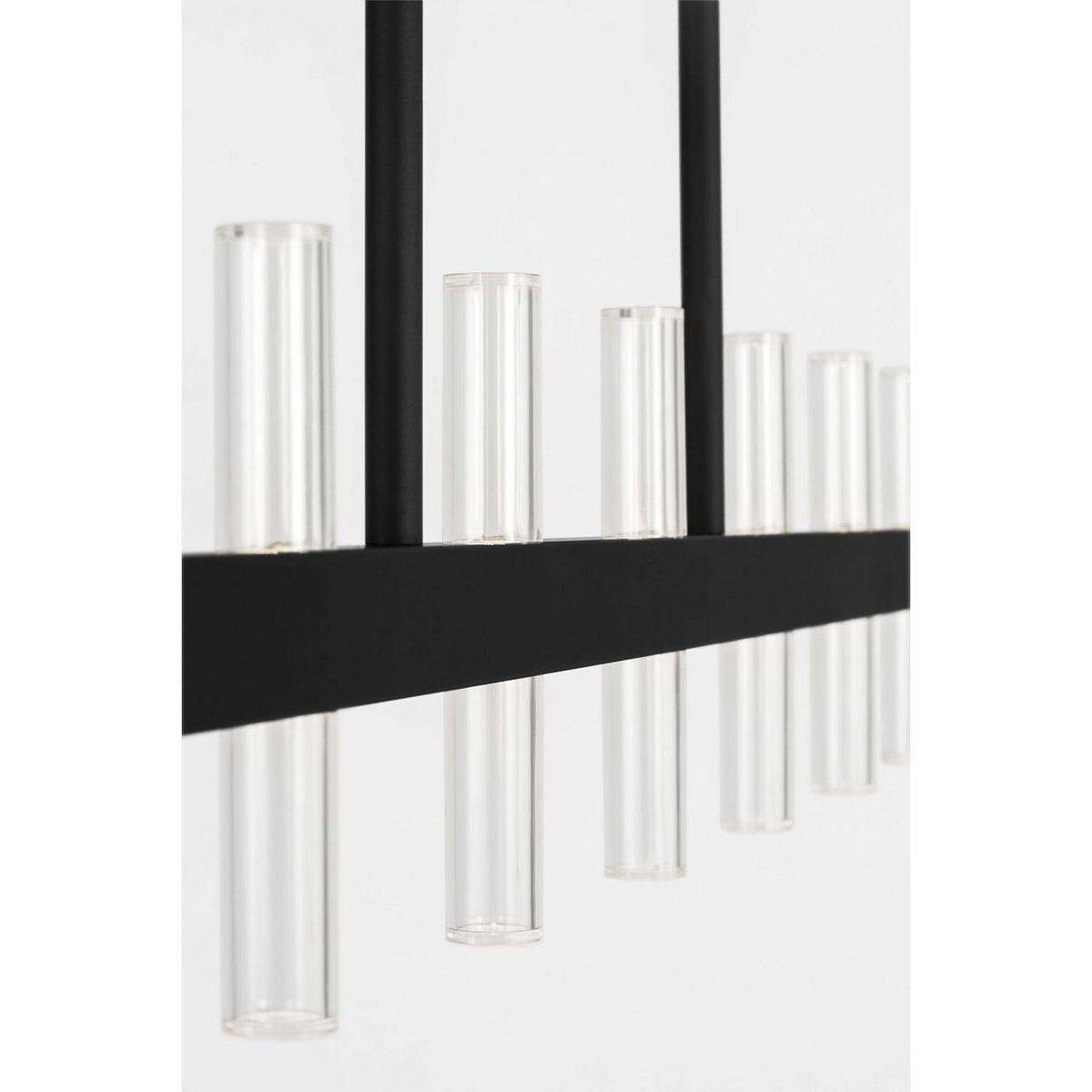 Collection Studio Visual Comfort SLC11120MBK Silas Linéaire Suspendu en noir de minuit