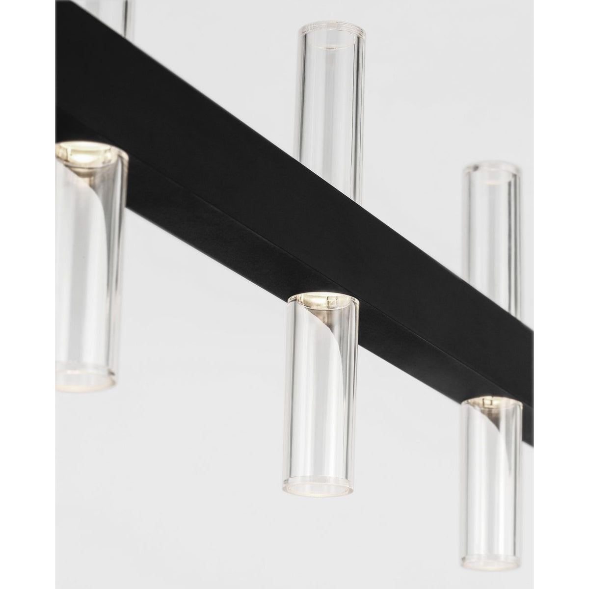Collection Studio Visual Comfort SLC11120MBK Silas Linéaire Suspendu en noir de minuit