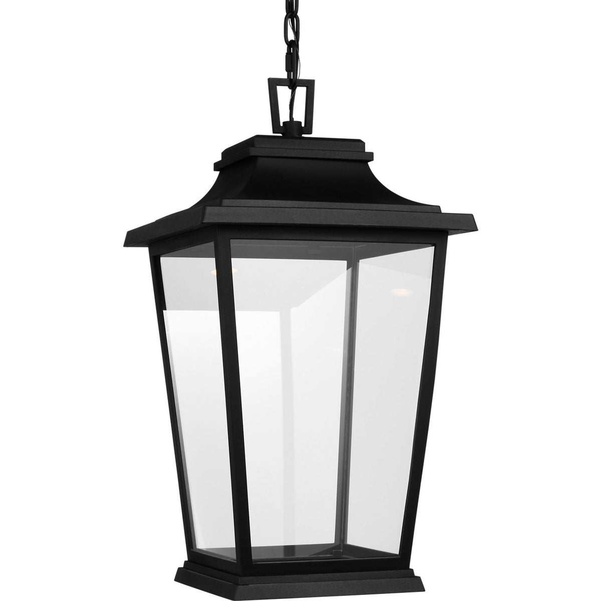 Visual Comfort Studio Collection SLO1271TXB Warren StoneStrong Medium Pendant Lantern