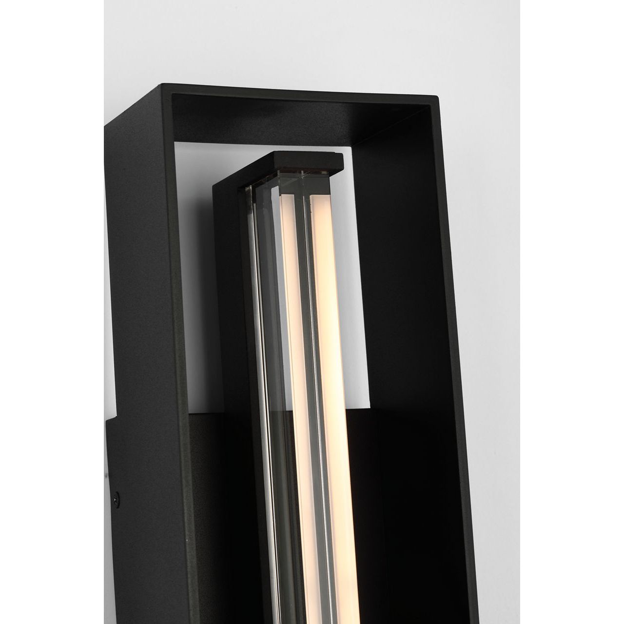 Visual Comfort Studio Collection SLO1331TXB Abner Lantern in Textured Black