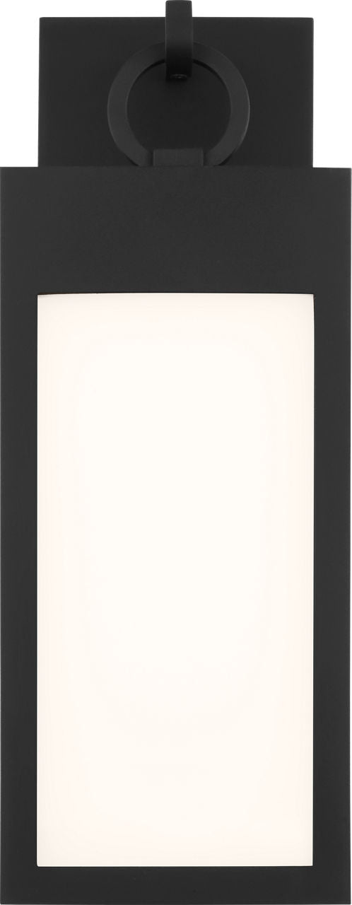 Visual Comfort Studio Collection SLO1371TXB Sesha Outdoor Lantern in Textured Black
