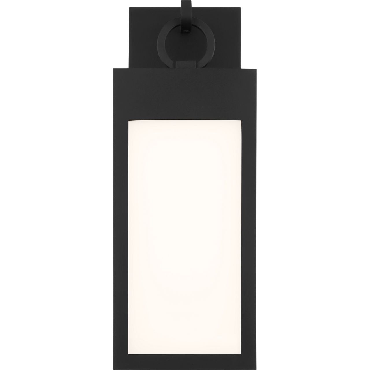 Visual Comfort Studio Collection SLO1371TXB Sesha Outdoor Lantern in Textured Black