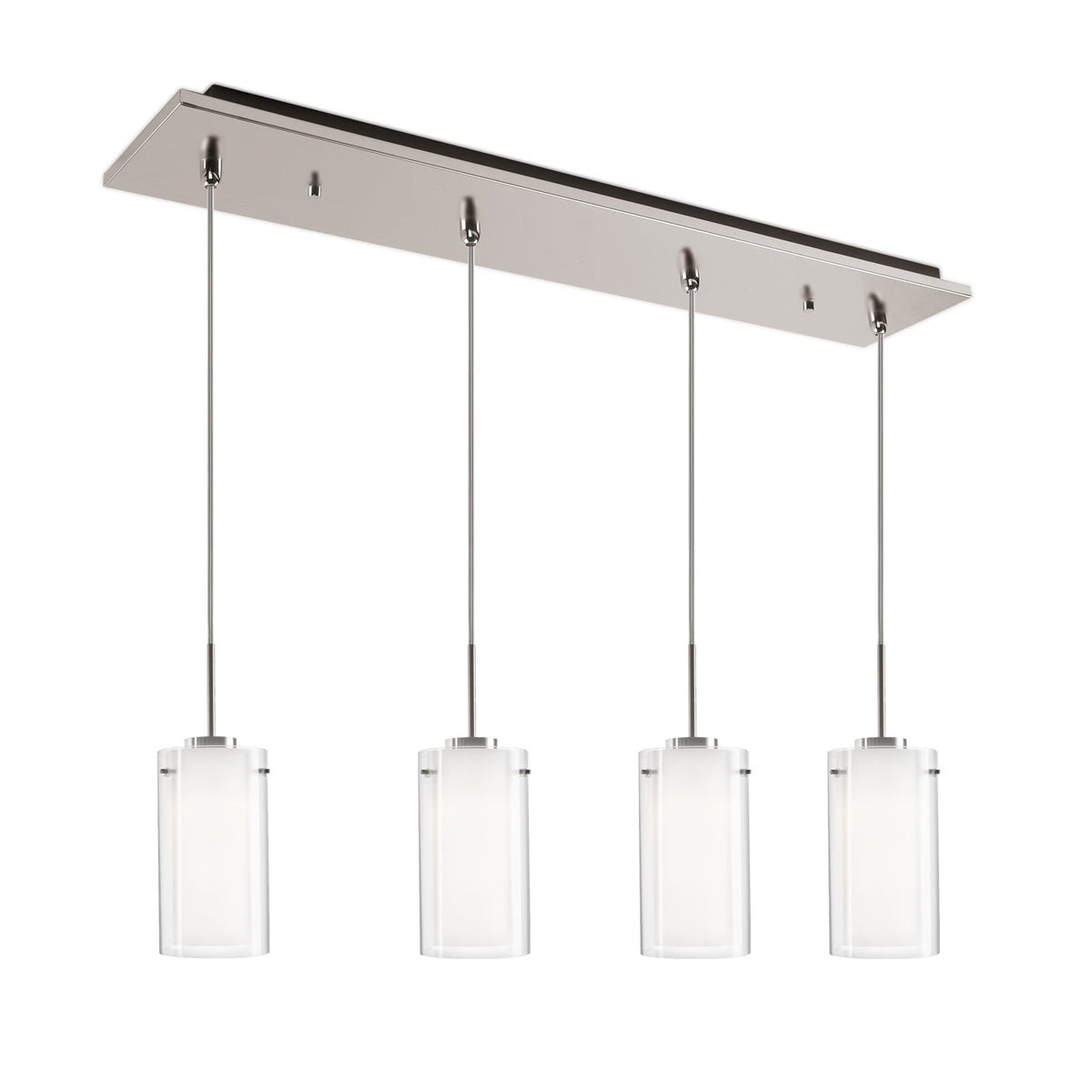 Kuzco Lighting MP41304BN-04 Verona LED Multi Suspension en nickel brossé