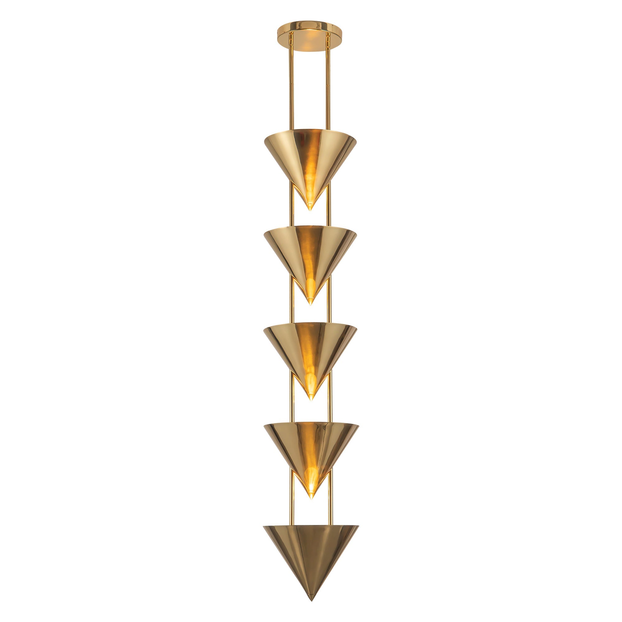 Alora Canada - PD341548STA - Cinq lumières Suspension - Versus - Acier vieilli