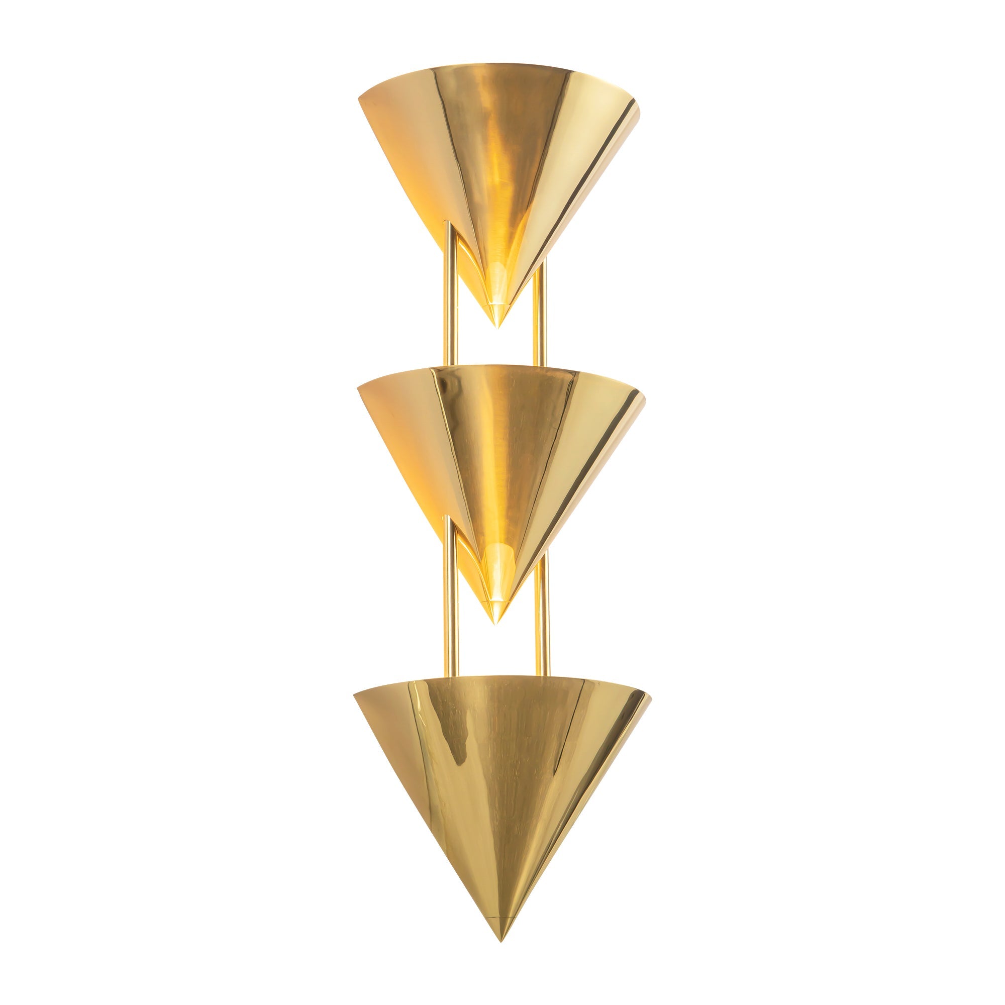 Alora Canada - WS341328PTB - Three Light Wall Sconce - Versus - Patina Brass