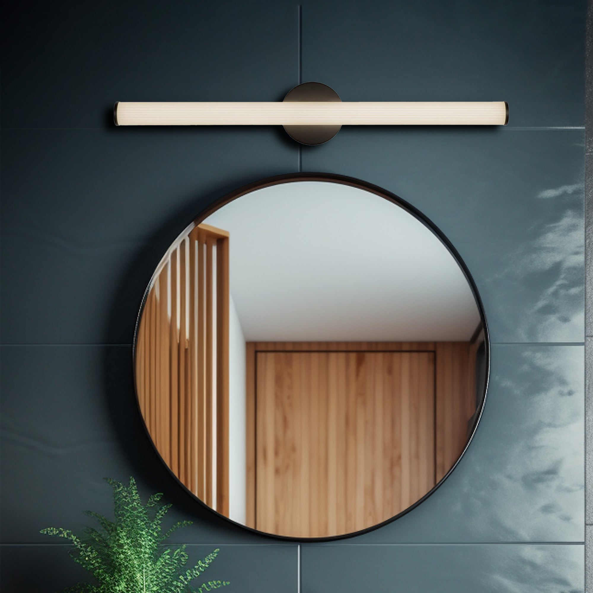 Kuzco Lighting WS30-044-BK Vire Wall/Vanity Light