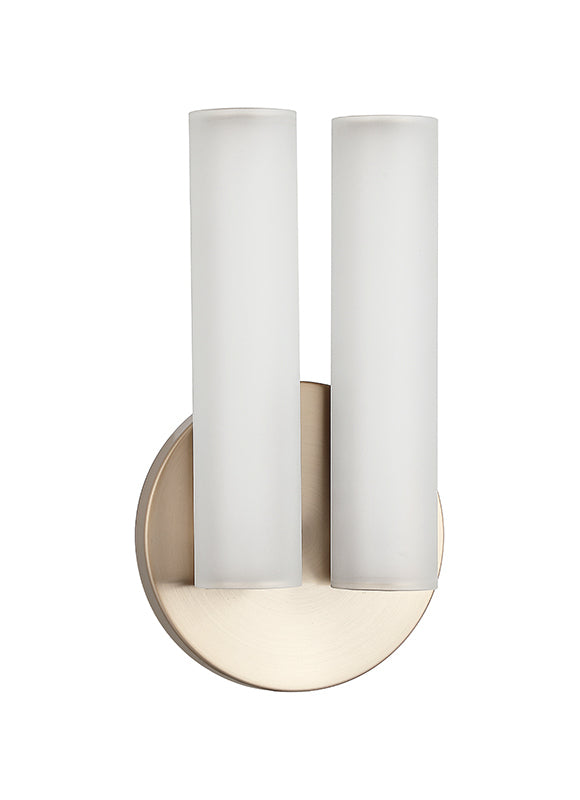 Matteo Lighting W32222CGFR Axis LED Vanity in Champagne Gold
