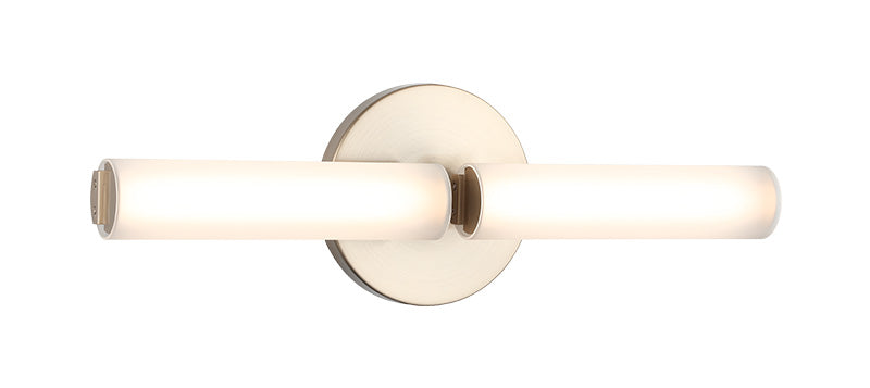 Matteo Lighting W32222CGFR Axis LED Vanity in Champagne Gold