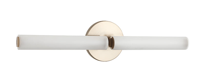 Matteo Lighting W32230CGFR Axis LED Vanity in Champagne Gold