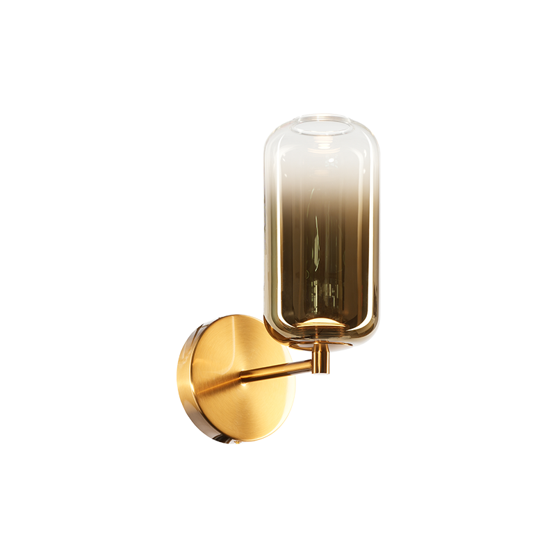 Matteo Lighting W37411AGAG Refrax LED Wall Sconce in Aged Gold Brass