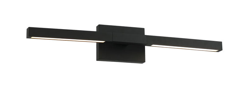 Matteo Lighting W43624MB Lineal LED Wall Sconce in Matte Black