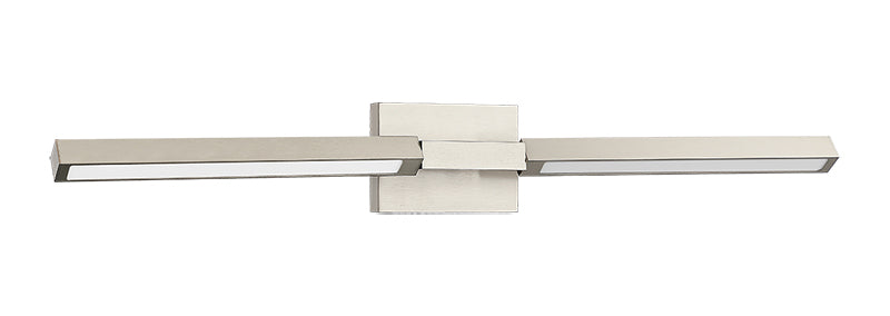 Matteo Lighting W43632BN Lineal LED Wall Sconce in Brushed Nickel