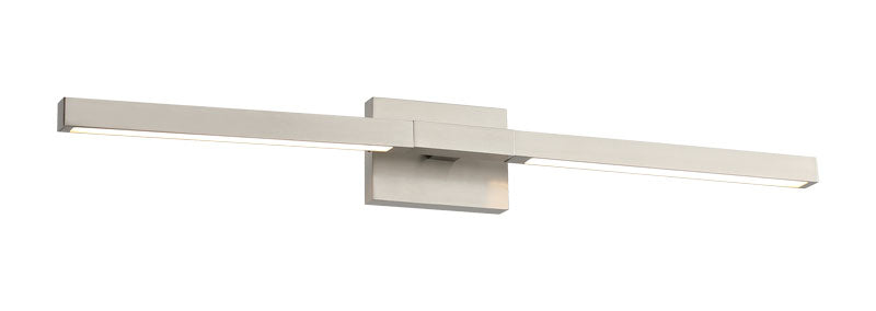 Matteo Lighting W43632BN Lineal LED Wall Sconce in Brushed Nickel