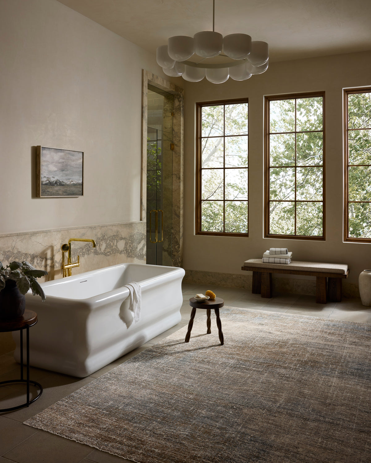 Loloi Rugs WINTWIT-02SCEA Winston WIT-02 Sky / Earth Area Rug in Sky / Earth