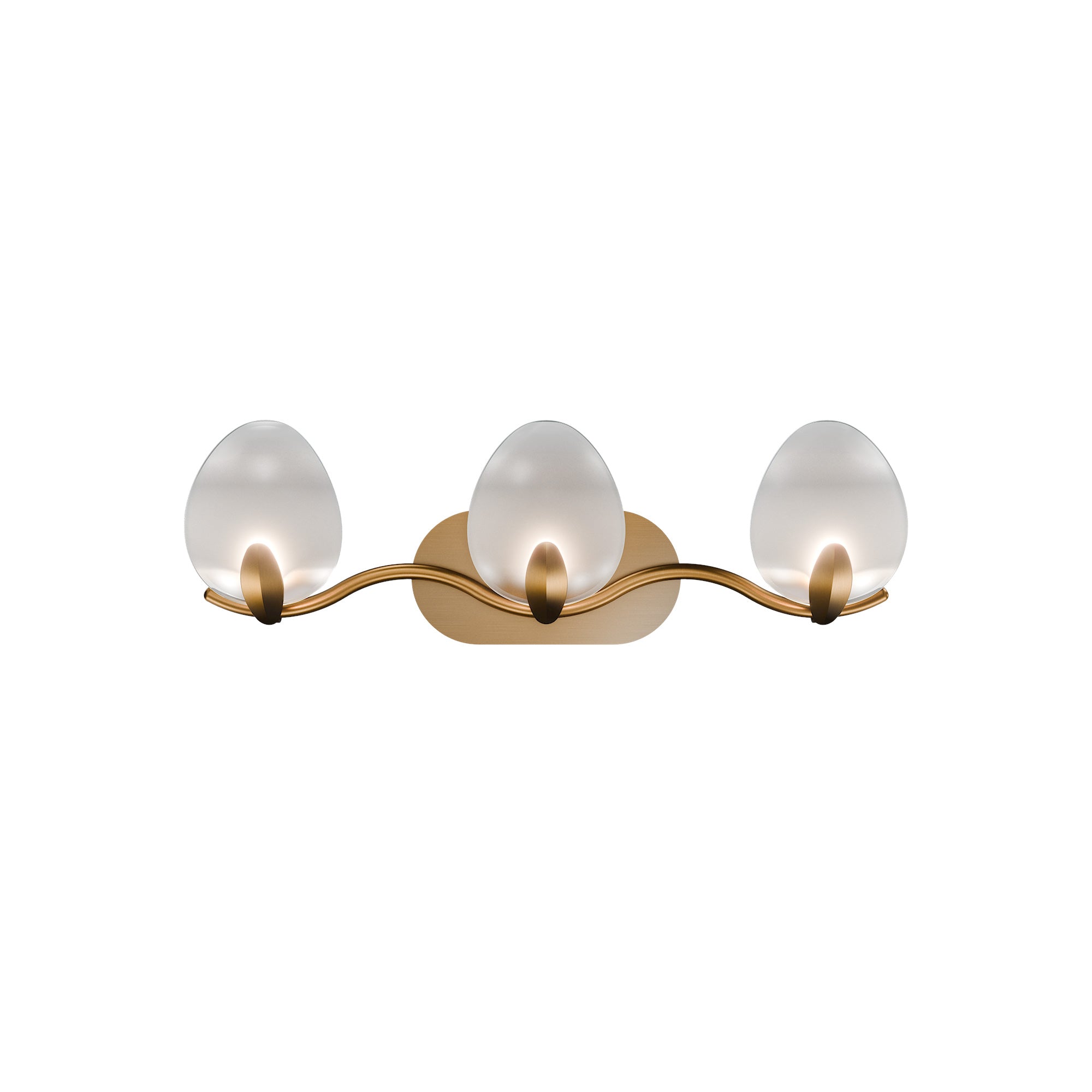 WAC Canada - WS122627-AB - Salle de bain LED - Tressa - Laiton vieilli