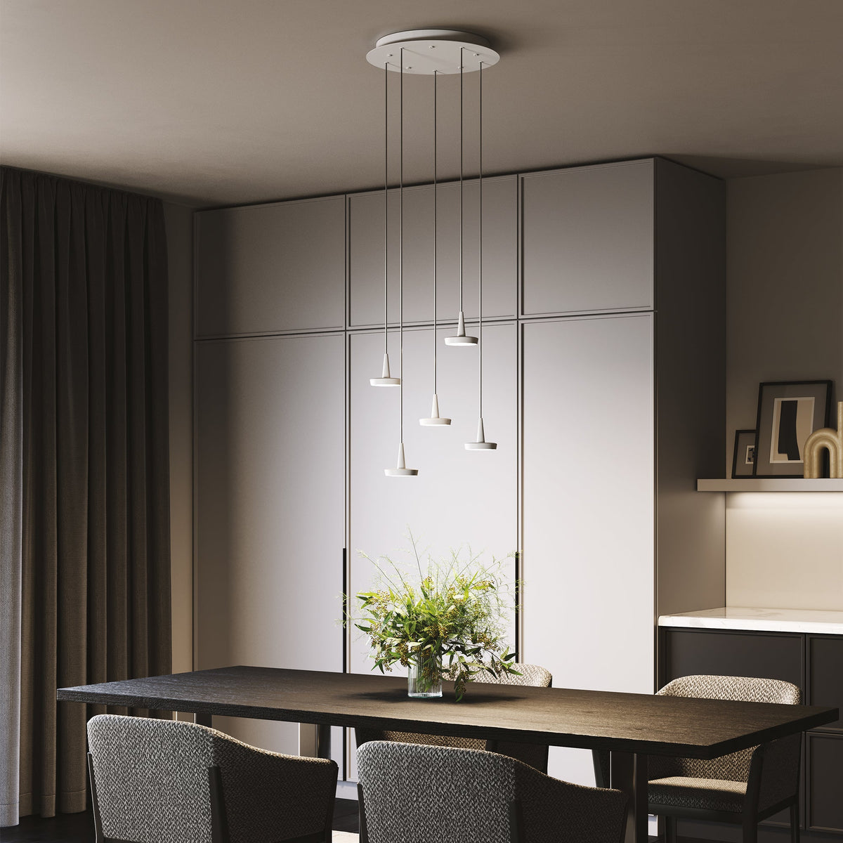 Zafferano America ZL-BBY-BK-30 Baby Pendant in Black