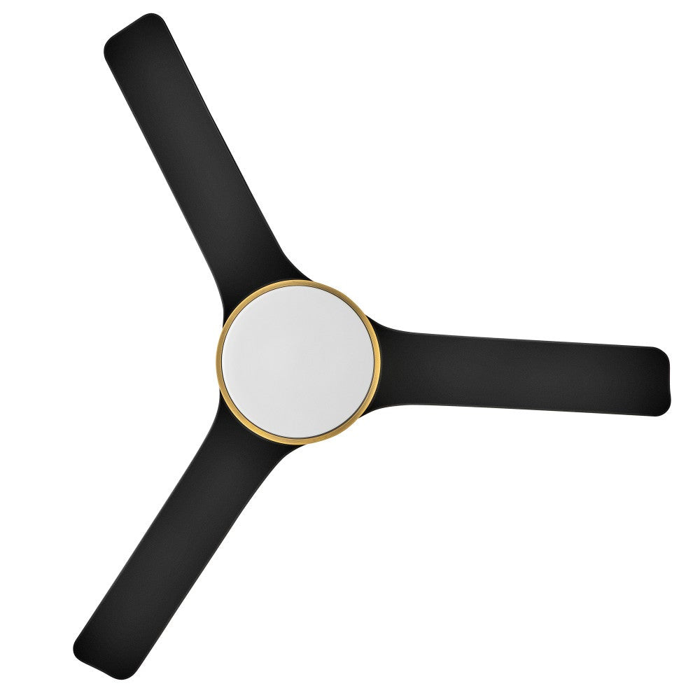 Éclairage intelligent Hinkley Lighting 906556FMB-LDD Alba LED Ventilateur en noir mat