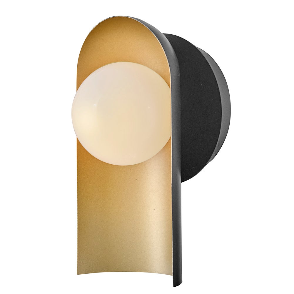 Lark 84230BK-LCB Zuri Wall Sconce in Black
