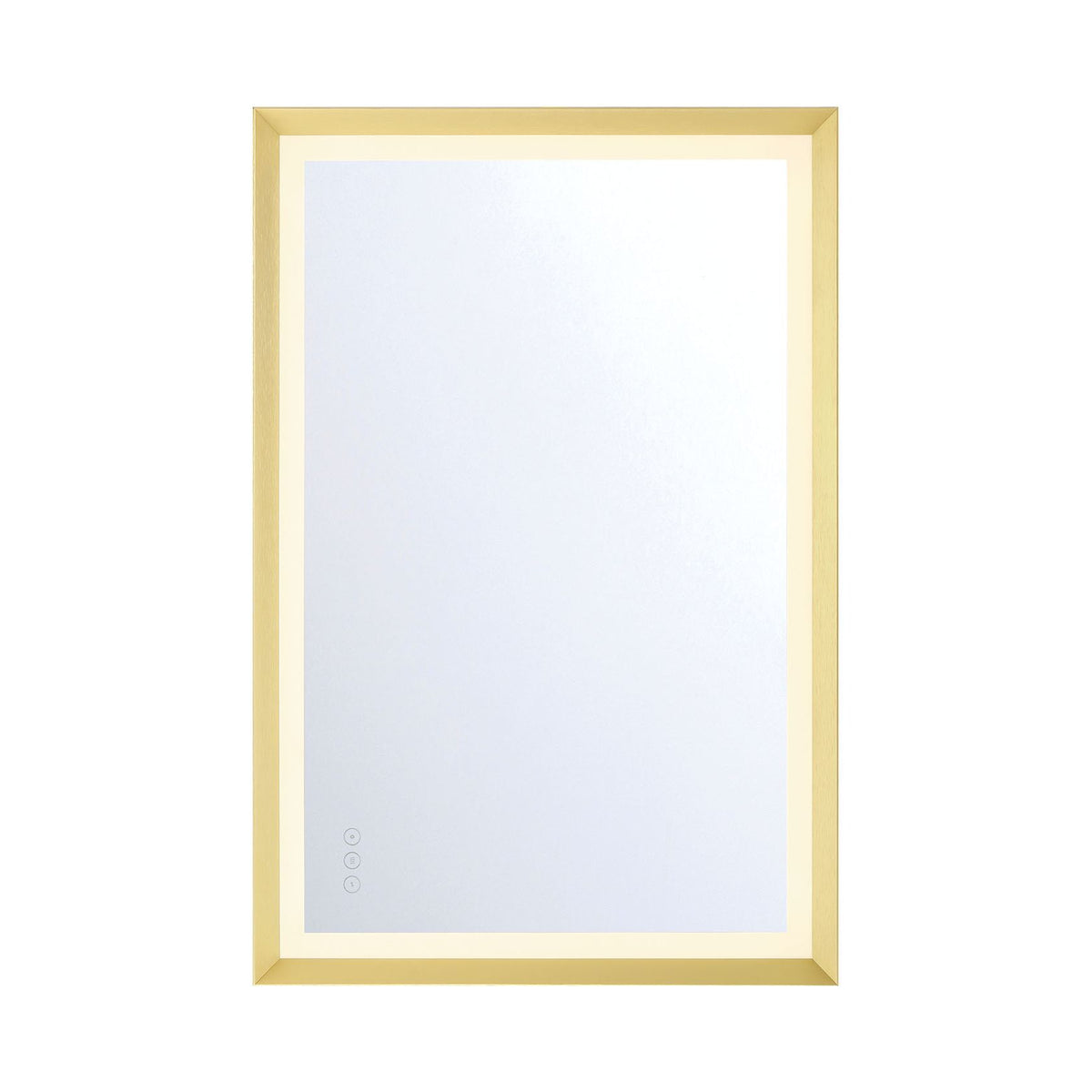 Miroir rectangulaire LED Artell Eurofase 48974-011, couleur or