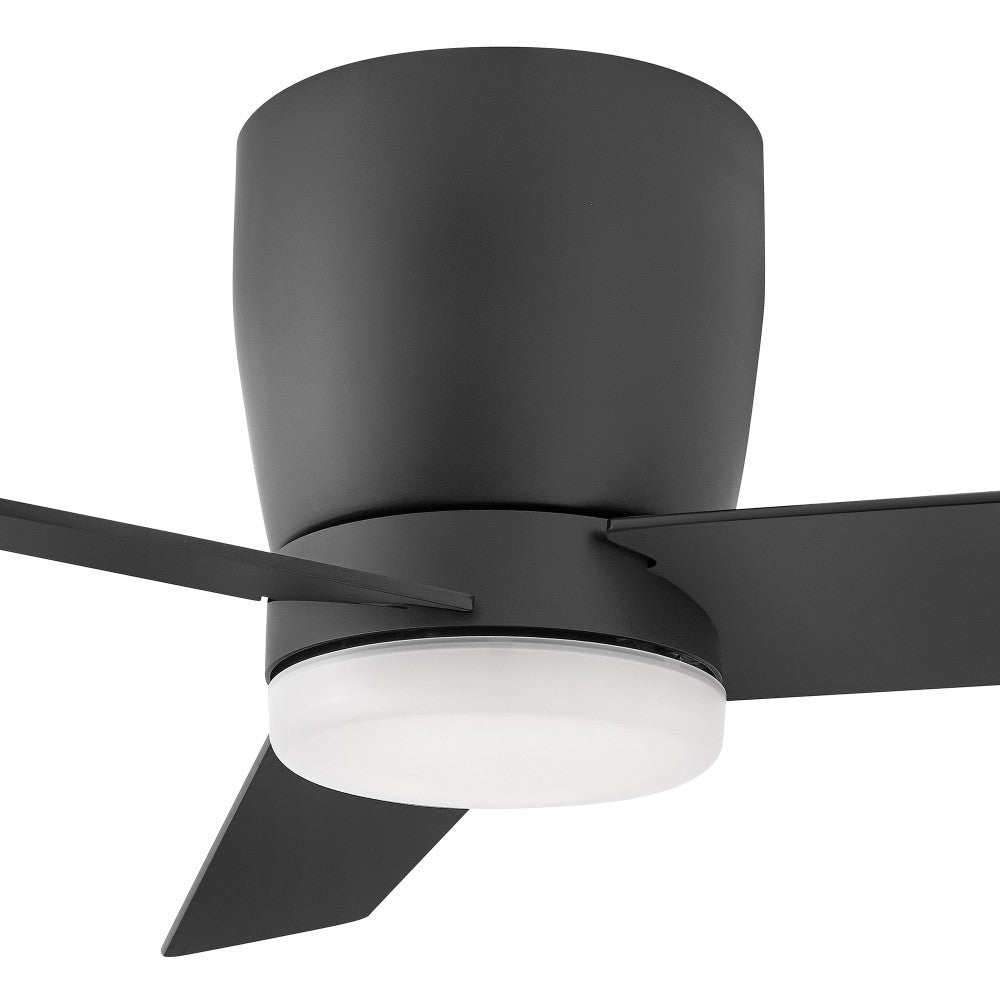 Plafonnier LED Ari Hinkley Lighting 910852FMB-LDA Ventilateur en noir mat