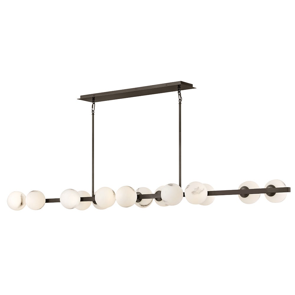 Fredrick Ramond FR41909BX Selene Linear Chandelier in Black Oxide
