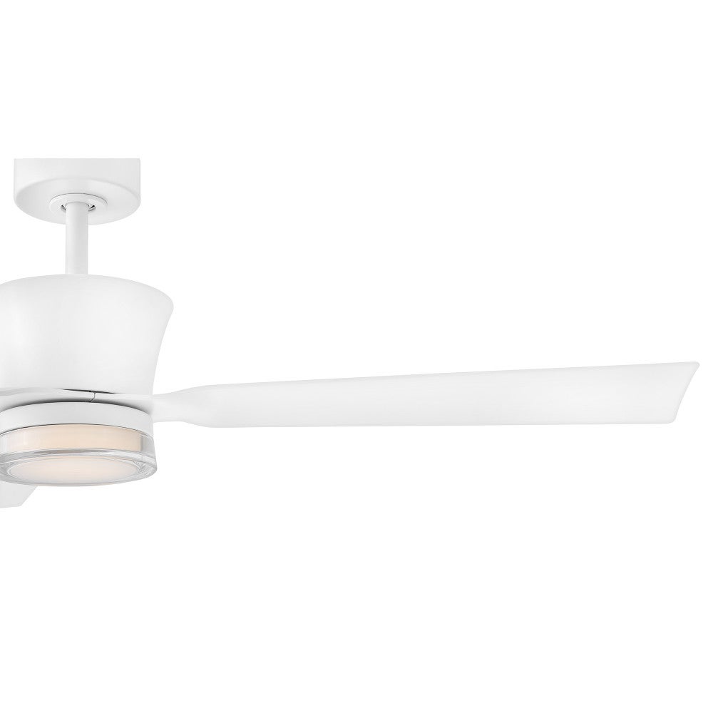 Hinkley Lighting 910956FMW-LDD Vosh LED Smart Fan with Uplight in Matte White