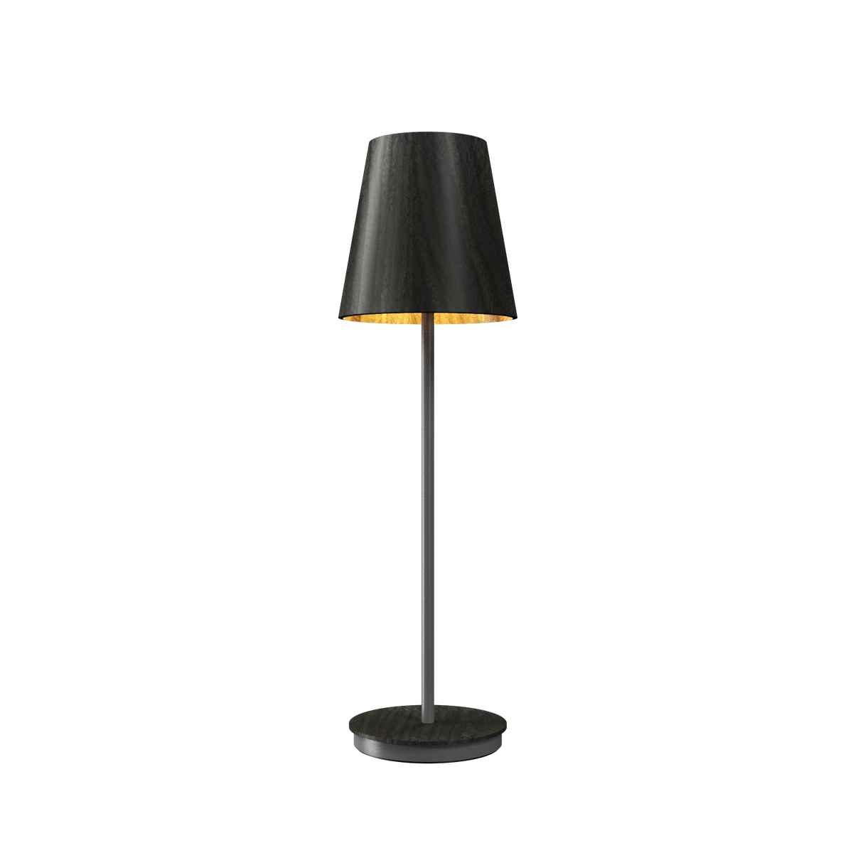 Accord Lighting 7078.44 Conical Accord Table Lamp in Charcoal