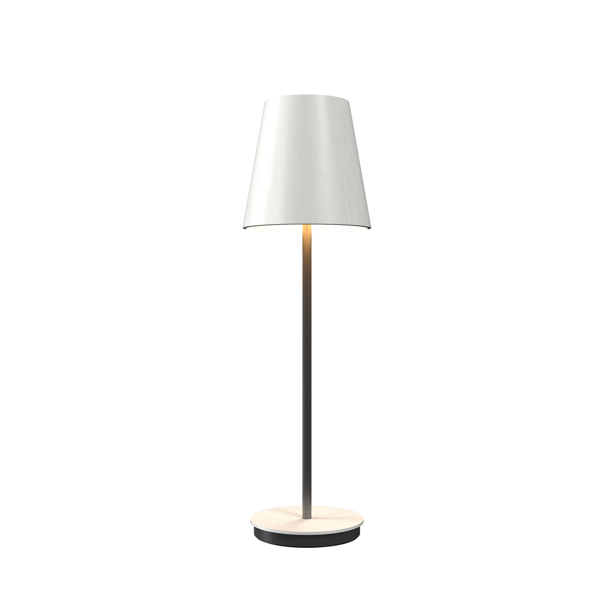 Accord Lighting 7078.47 Conical Accord Table Lamp in Organic White