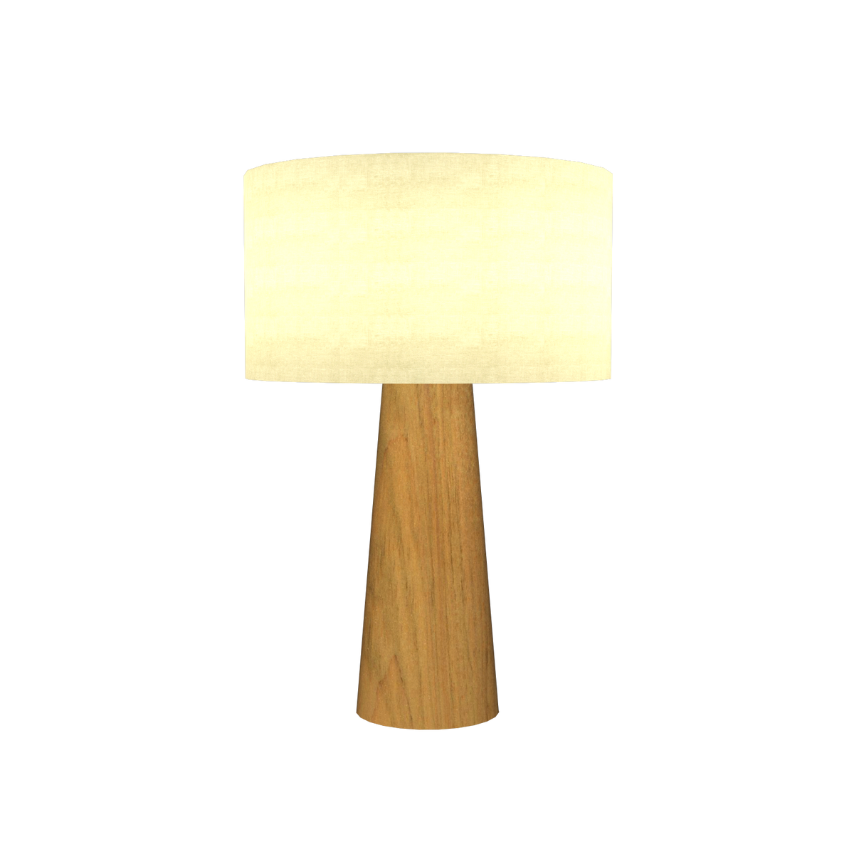 Accord Lighting 7026.09 Conical Accord Table Lamp in Louro Freijo