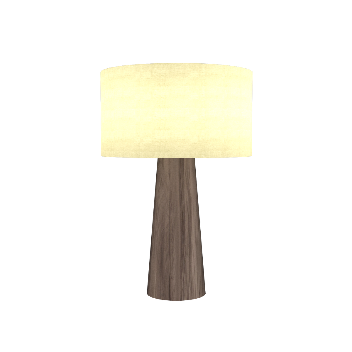 Accord Lighting 7026.18 Conical Accord Table Lamp in American Walnut